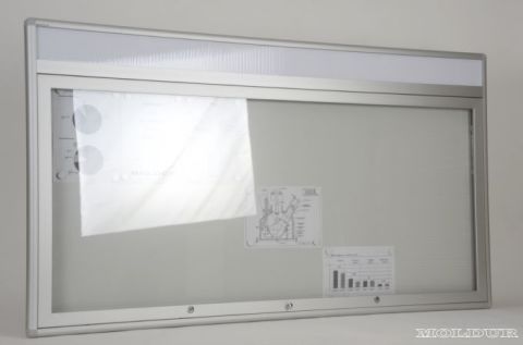 Notice Board with 21 A4 Capacity and Information Writing Surface