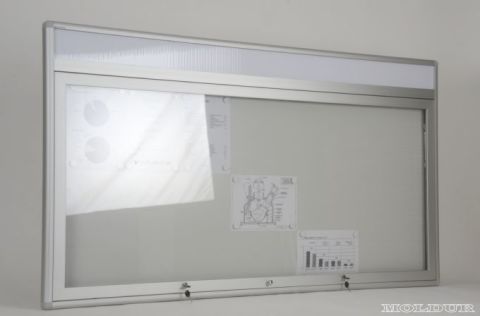 Notice Board with 21 A4 Capacity and Information Writing Surface