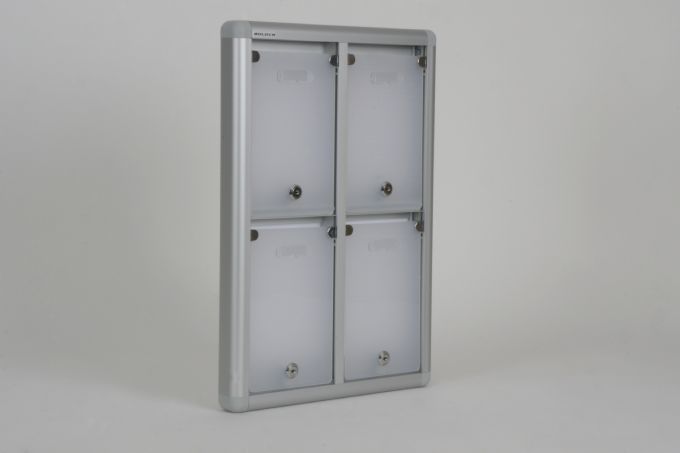 Apartment Mailbox with 4 Apartment Nameplate Holders
