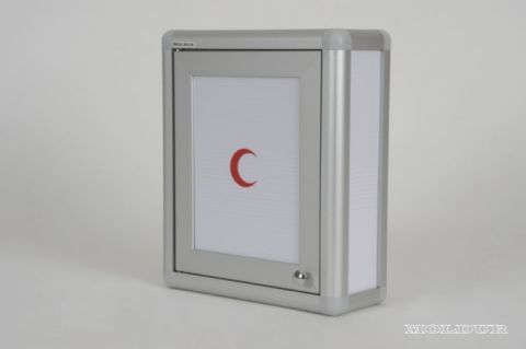 Ecza Dolabı Mıknatıslı Kulplu Kapı