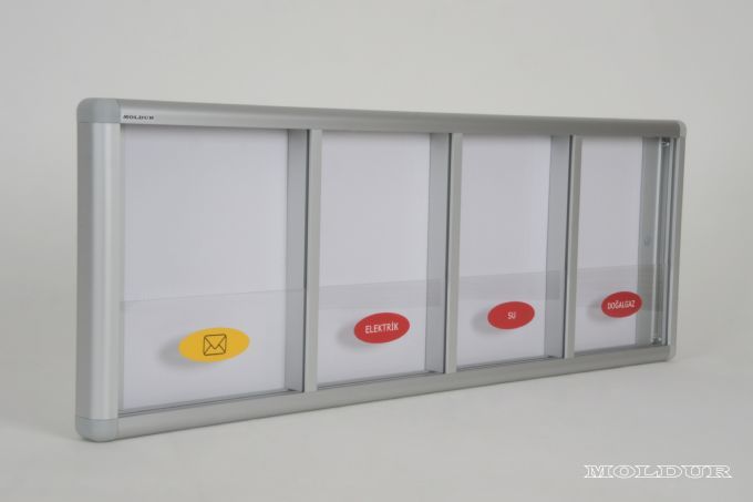 A4 Hazneli Ortak Posta Kutusu