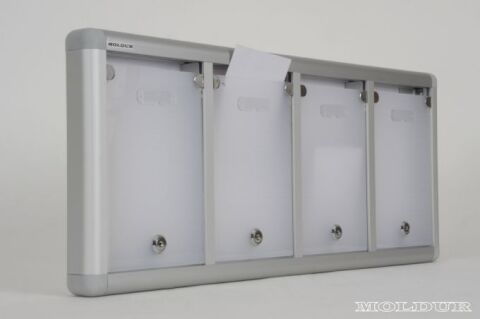 Mailbox System for 4 Apartments