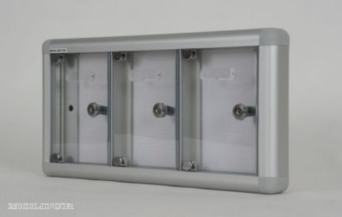 Three-Compartment Mobile Phone Locker