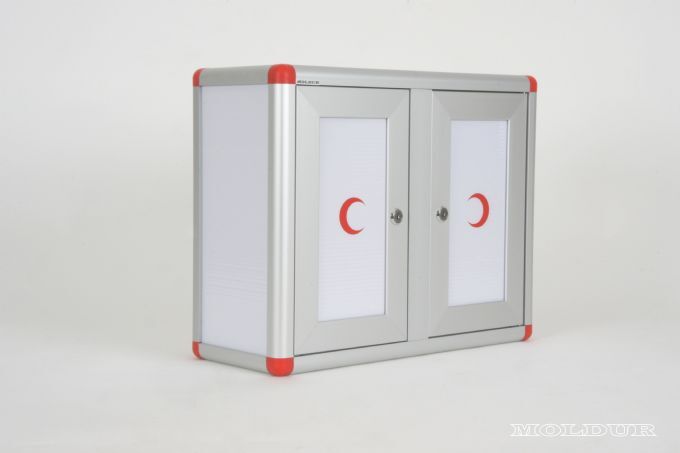 Medicine Cabinet with Lock, No Partitions
