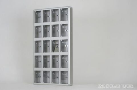 Telefon Emanet Dolabı 20 Gözlü İsimlik Hazneli