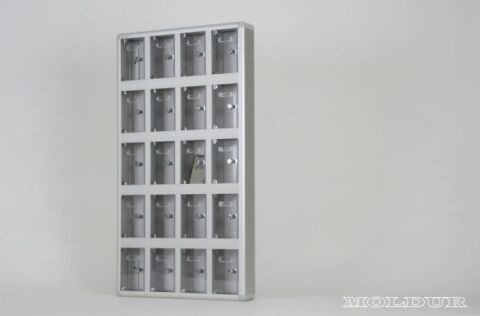 Phone Storage Locker with 20 Compartments and Name Tag Holder