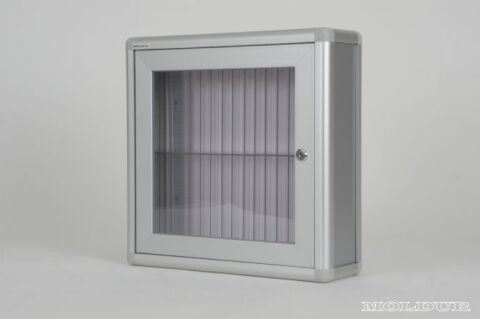 Classroom cell phone locker with 30 compartments.