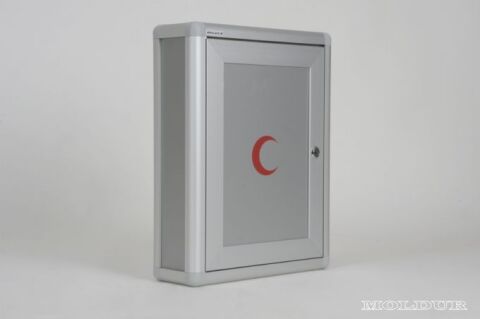 Metal Medicine Cabinet with Lock