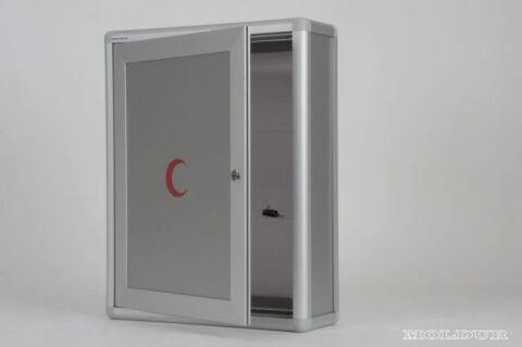 Aluminyum Ecza Dolabı Kilitli