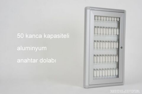 Key Cabinet with 50 Hanger Capacity