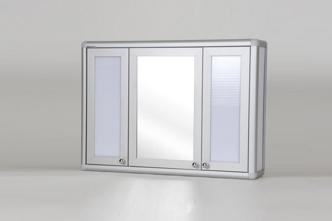 Aynalı banyo dolabı 3 kapılı