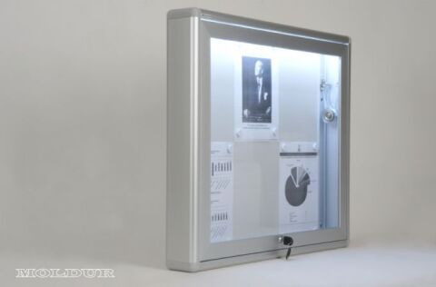 Işıklı duyuru panosu 8 A4 kapasiteli