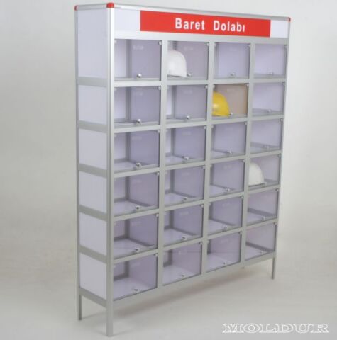 Baret dolabı 24 gözlü kulplu kilitsiz