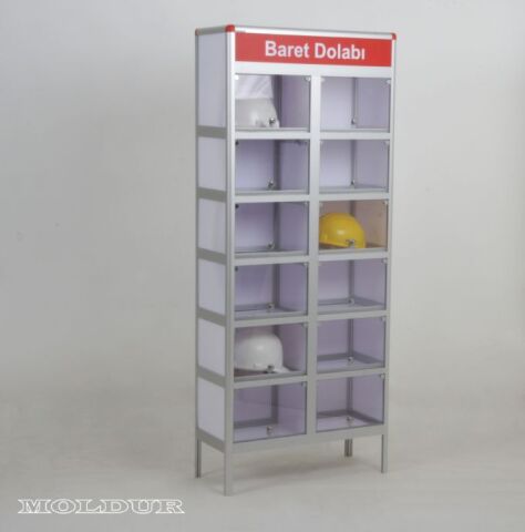 Baret dolabı 12 gözlü ünite