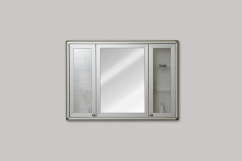 Banyo dolabı aynalı üç kapılı