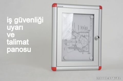 İş güvenliği uyarı ve talimat panosu