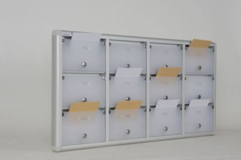 Mailbox with Nameplate and Lock