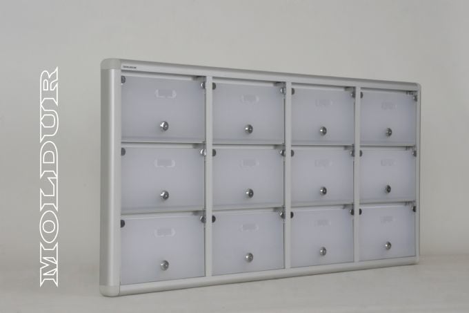 Mailbox with Nameplate and Lock