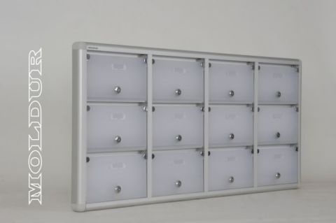 Mailbox with Nameplate and Lock