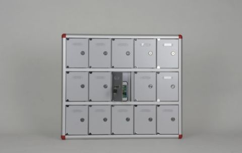 Mobile Phone Locker with Aluminum Composite Door