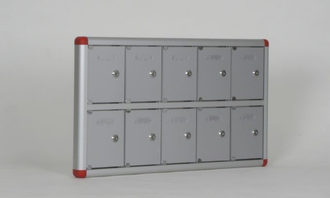 Boîte de rangement pour téléphones portables, capacité de 10 unités
