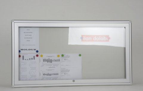 Apartment Building Notice Board, 10 A4 Capacity