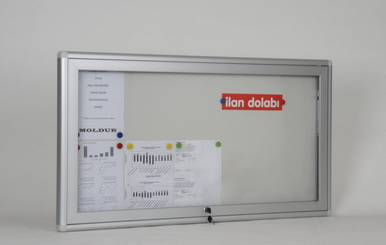 Apartment Building Notice Board, 10 A4 Capacity