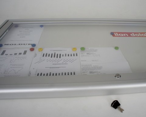 Apartment Building Notice Board, 10 A4 Capacity