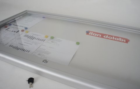 Apartment Building Notice Board, 10 A4 Capacity