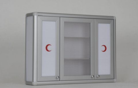 Ecza Dolabı Büyük Üç Kapaklı